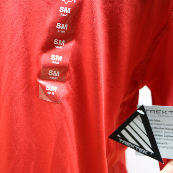 Boy Scouts Red Men's Small Trek Tec TShirt - NEW! - Picture 2 of 4